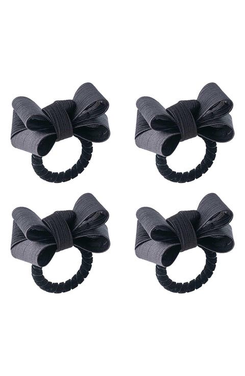 Tuxedo Set of 4 Napkin Rings