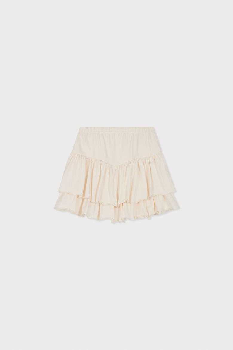 Cotton Jersey Skort, Alternate, color, Natural