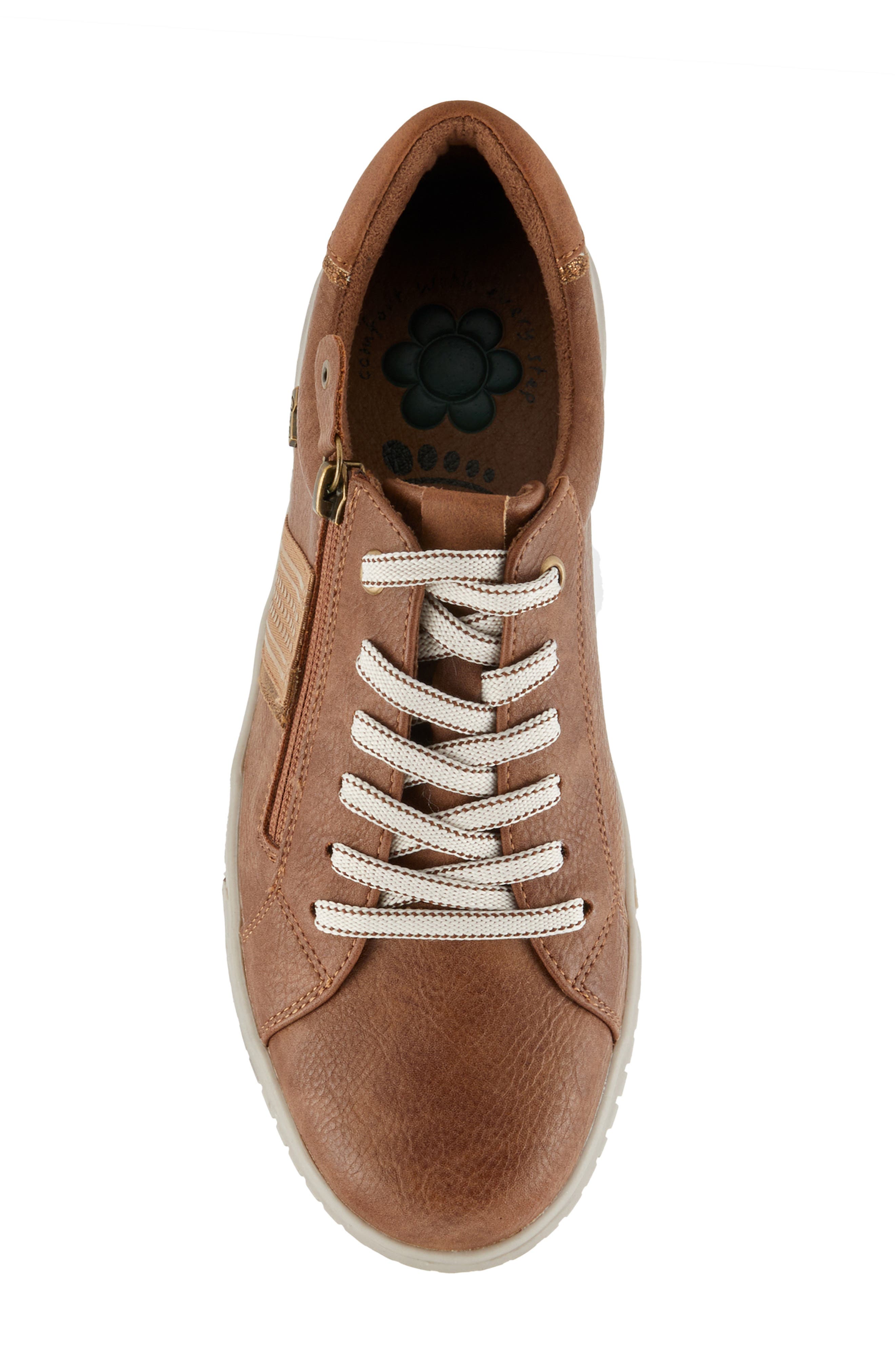 Jamia Water Resistant Sneaker, Alternate, color, BROWN