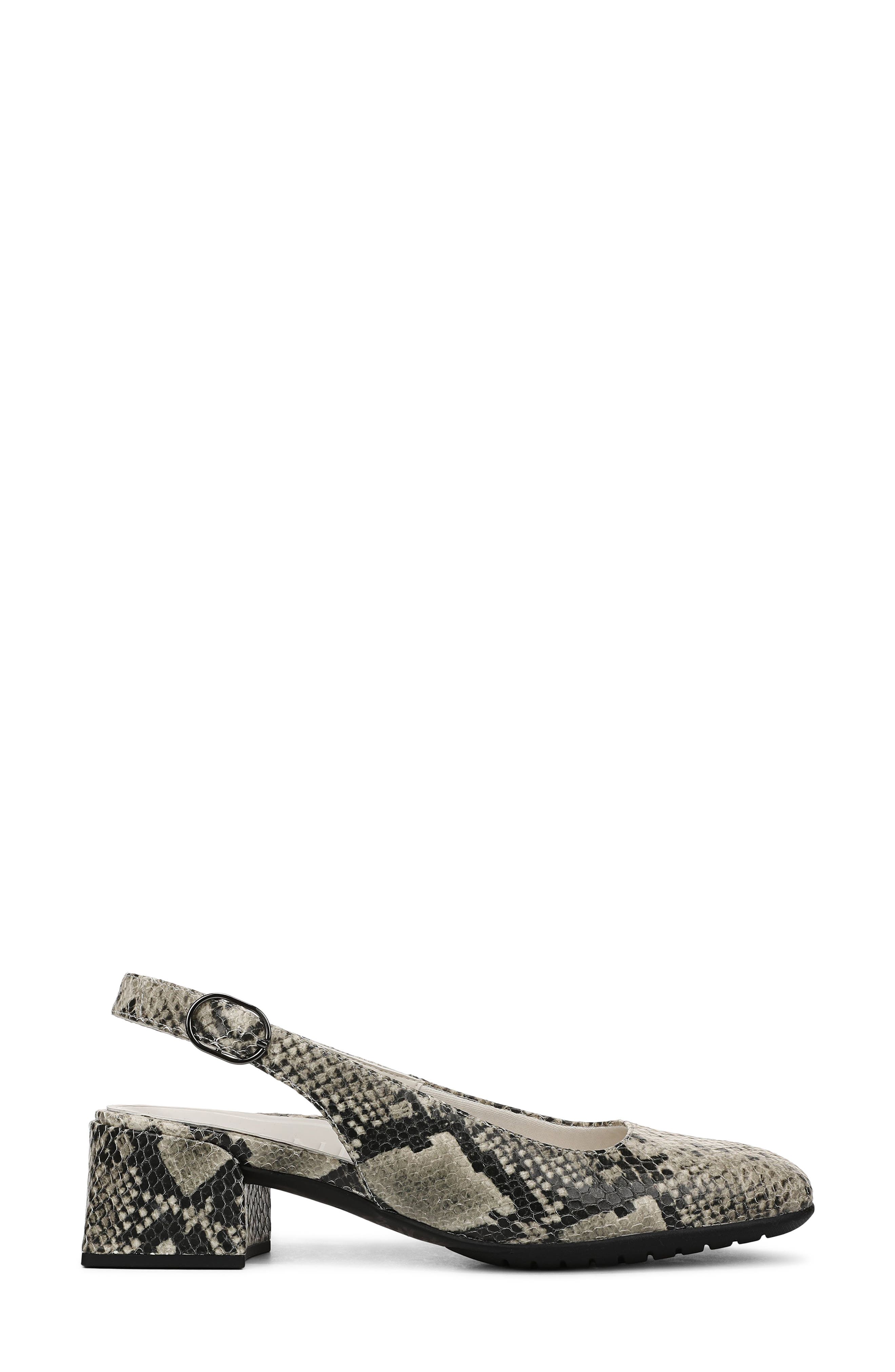 Reyes Block Heel Slingback Pump, Alternate, color, CREAM SNAKE