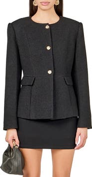 Endless Rose Collarless Blazer