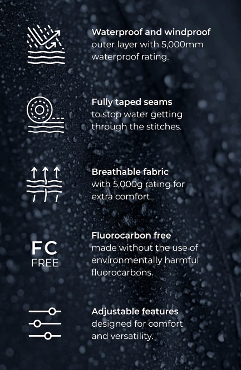 Seasalt Cornwall Seafaring Waterproof Linen & Cotton Hooded Coat, Alternate, color, Heath