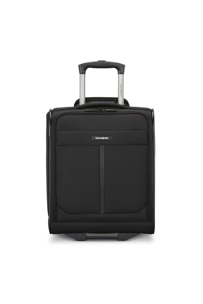 Ascella 4 2-Wheel 16" Underseater Suitcase, Alternate, color, Black