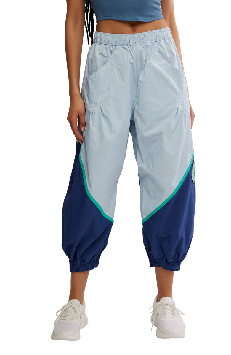 Free People FP Movement Freeflow Colorblock Joggers, Main, color, Baseline Blue