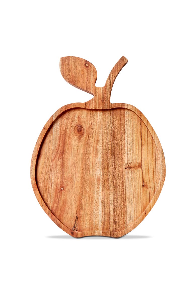 Apple Board Natural Acacia Wood Summer, Main, color, Brown