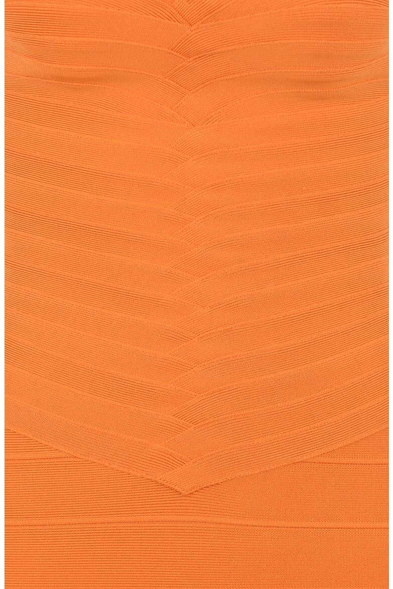 The Sweetheart Strapless Bandage Minidress, Alternate, color, TANGERINE