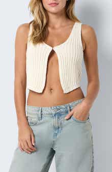 Noisy may Noel V-Neck Knit Vest