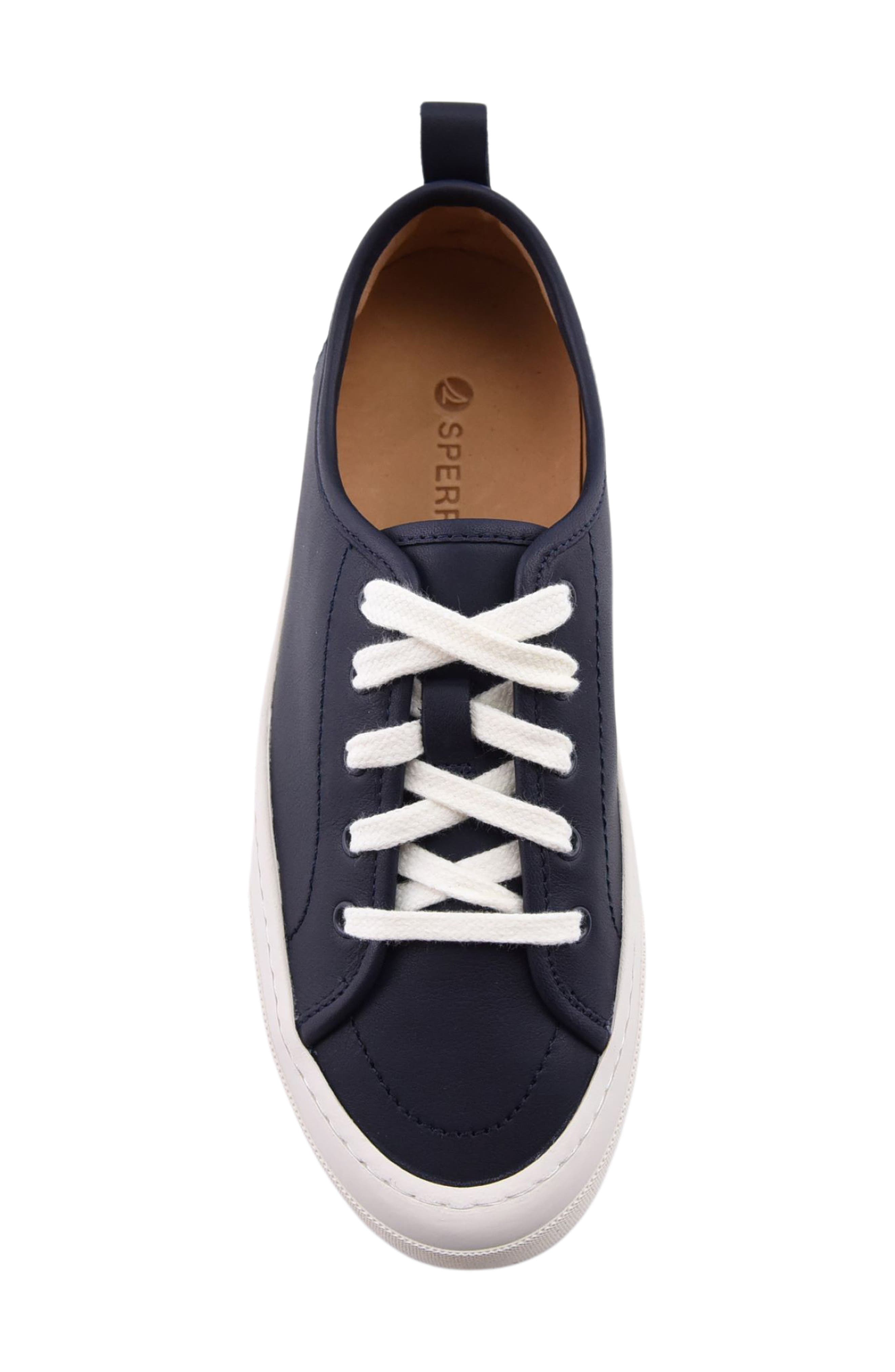 Candy Low Top Sneaker, Alternate, color, PEACOAT LEATHER SMOOTH