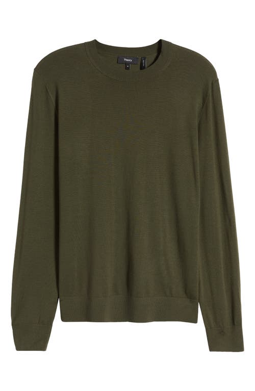 Theory Regal 2 Wool-blend Pullover In Green