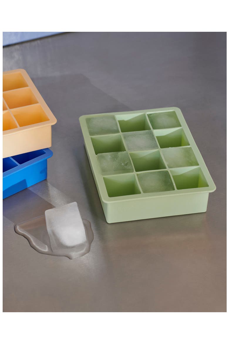 Silicone Ice Cube Tray, Alternate, color, MINT GREEN