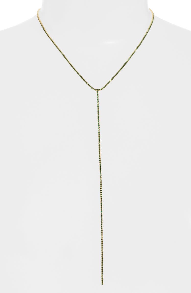 BY ADINA EDEN Tennis Lariat Necklace, Alternate, color,