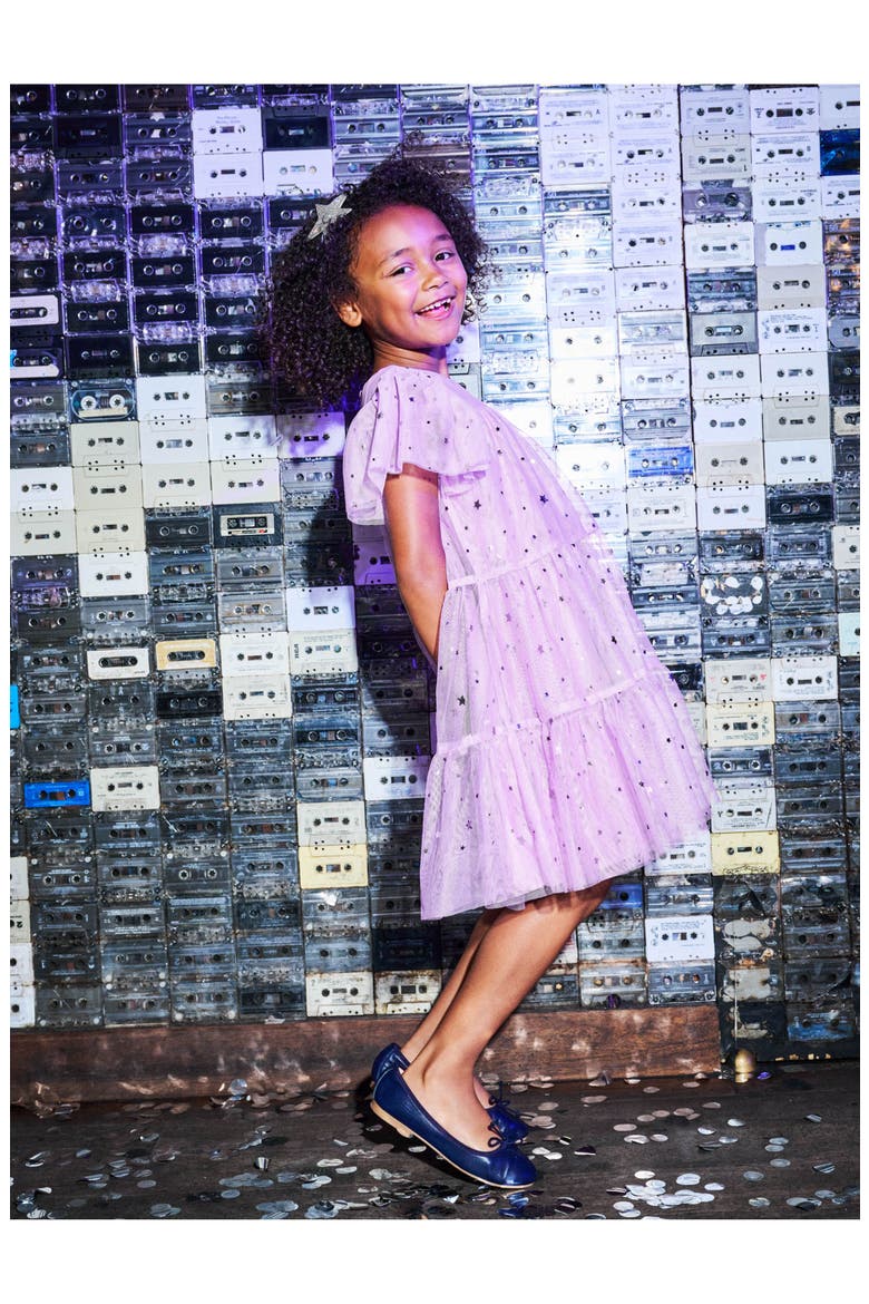 Tiered Tulle Sparkle Dress, Alternate, color, Shimmer Sky