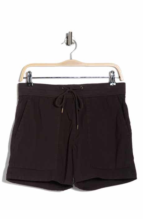 James Perse Stretch Cotton Poplin Drawstring Shorts