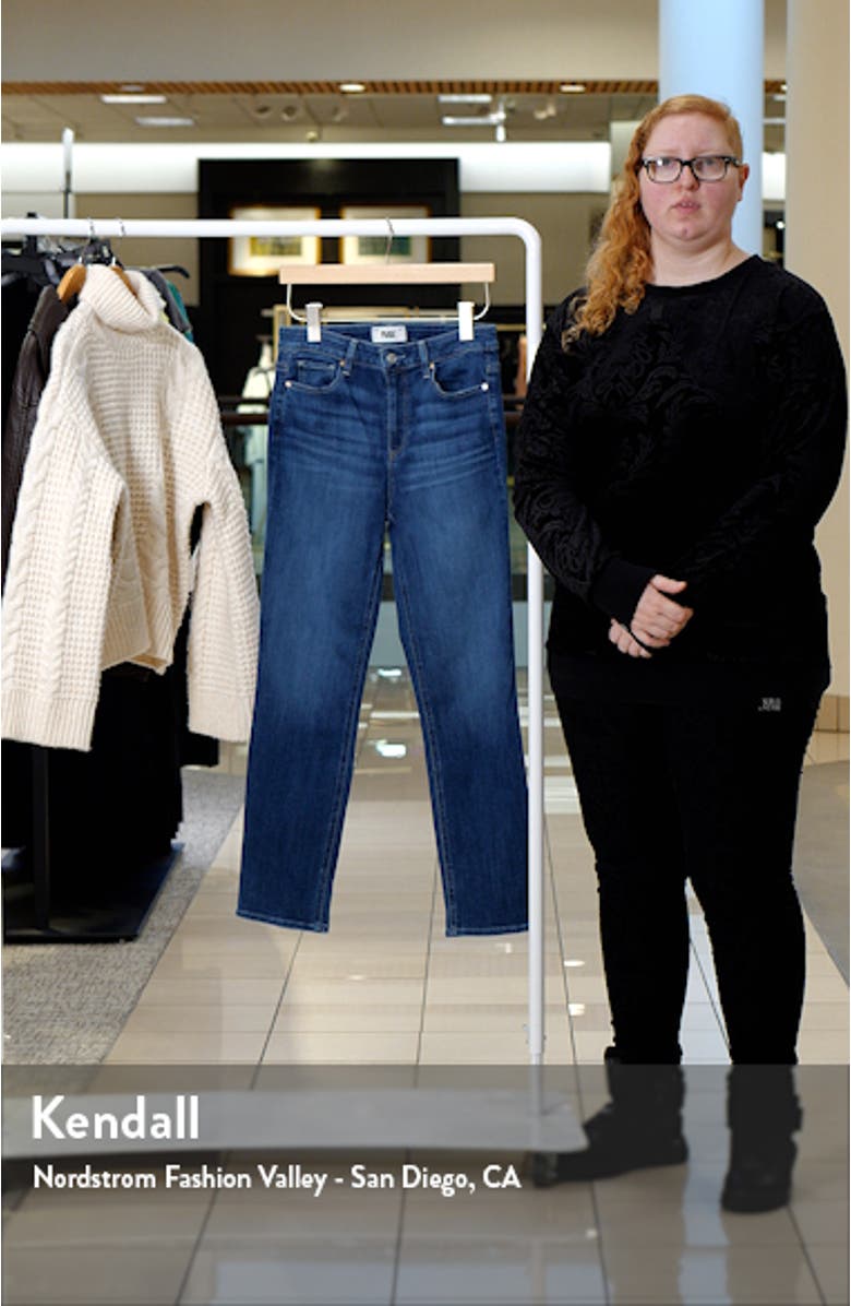 Cindy High Waist Ankle Straight Leg Jeans, sales video thumbnail
