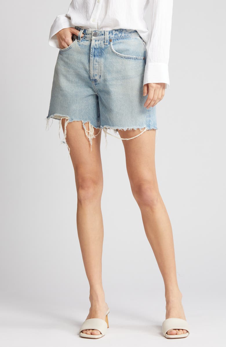 AG Clove High Waist Cutoff Denim Shorts, Alternate, color, 21 Years Road Trip