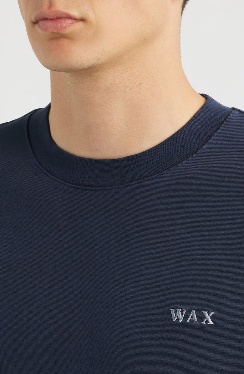 Wax London Milton Varsity T-Shirt, Alternate, color, Navy