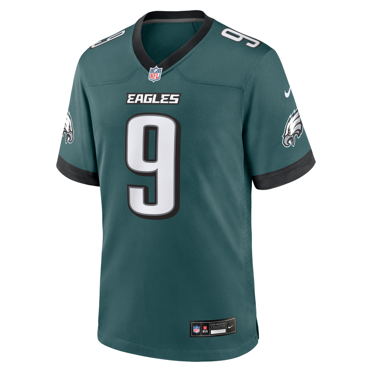 Nike Men's Nike Green Philadelphia Eagles Makai Lemon Team Game Jersey ...