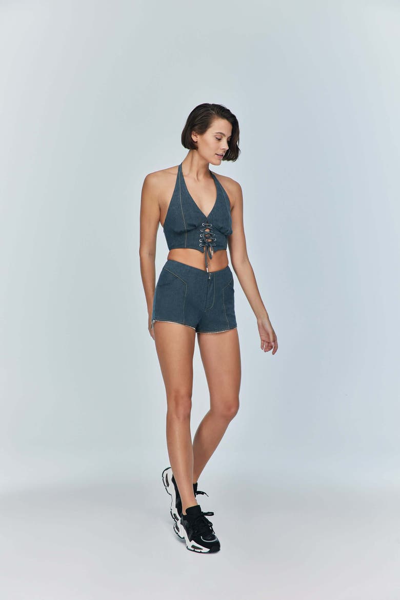 Monte 2-in-1 Denim Jeans & Shorts - Versatile Style, Alternate, color, Blue