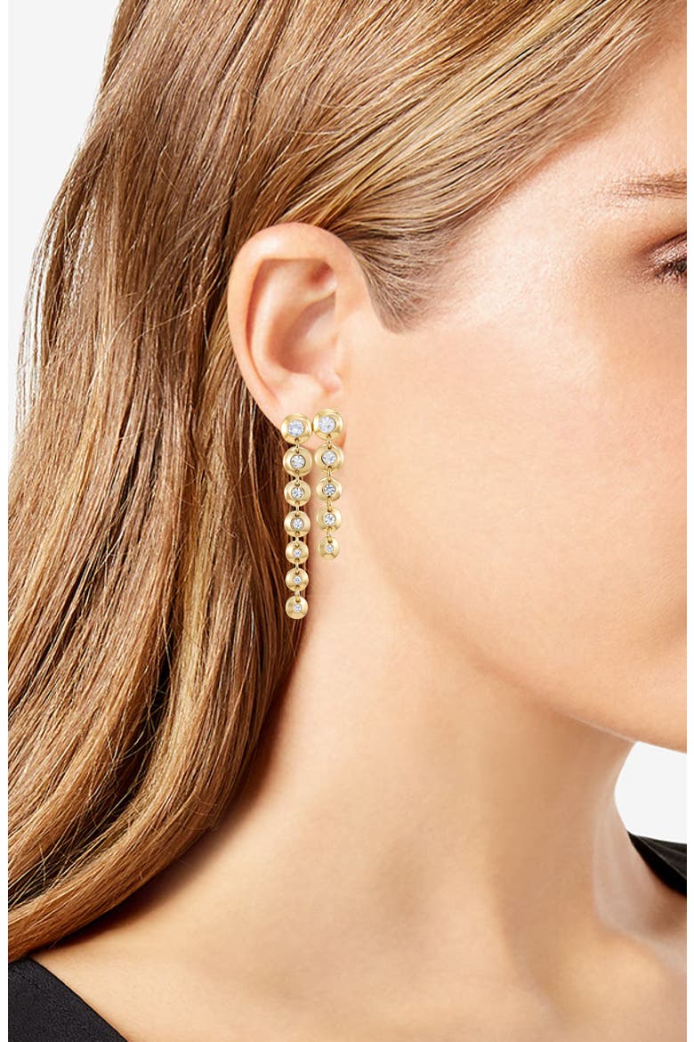 Linear Earrings, Alternate, color, GOLD