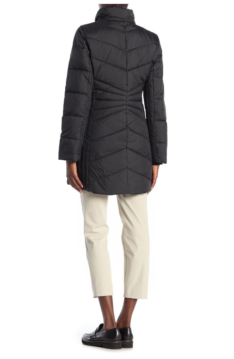 Anne Klein Faux Fur Hoodie Puffer Coat, Alternate, color, 