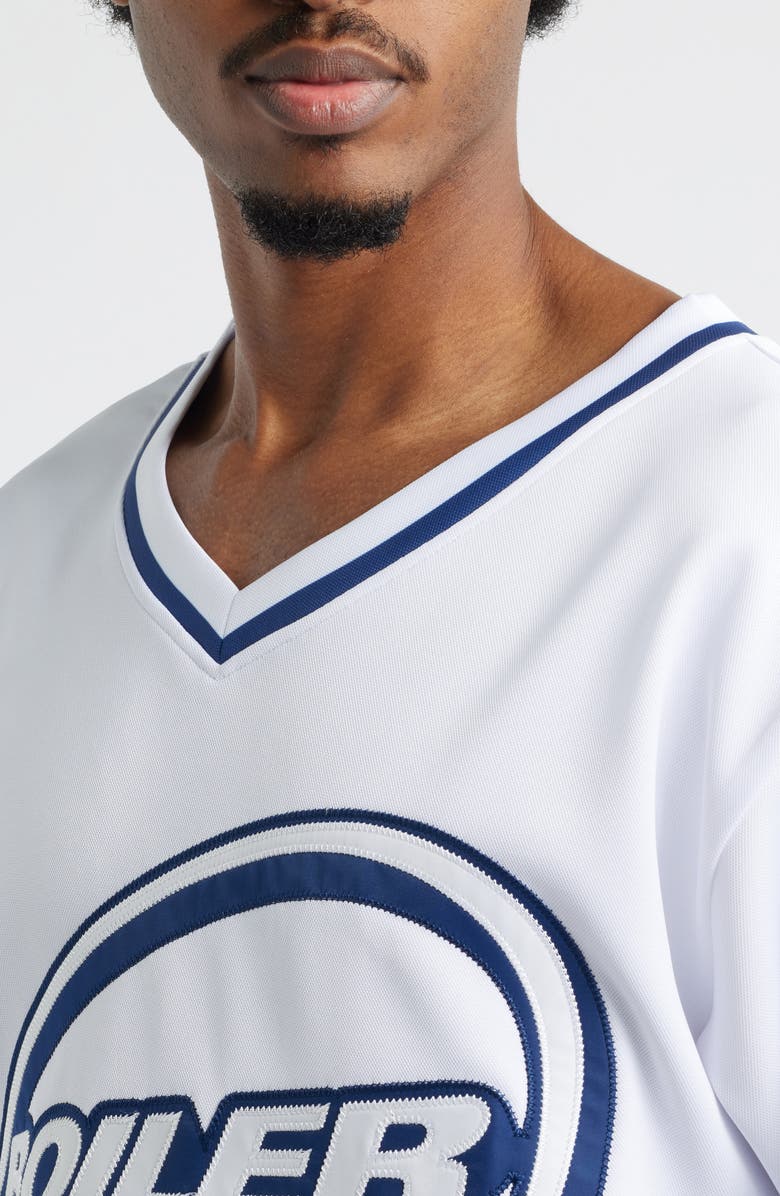 BOILER ROOM Oversize Hockey Jersey, Alternate, color, White