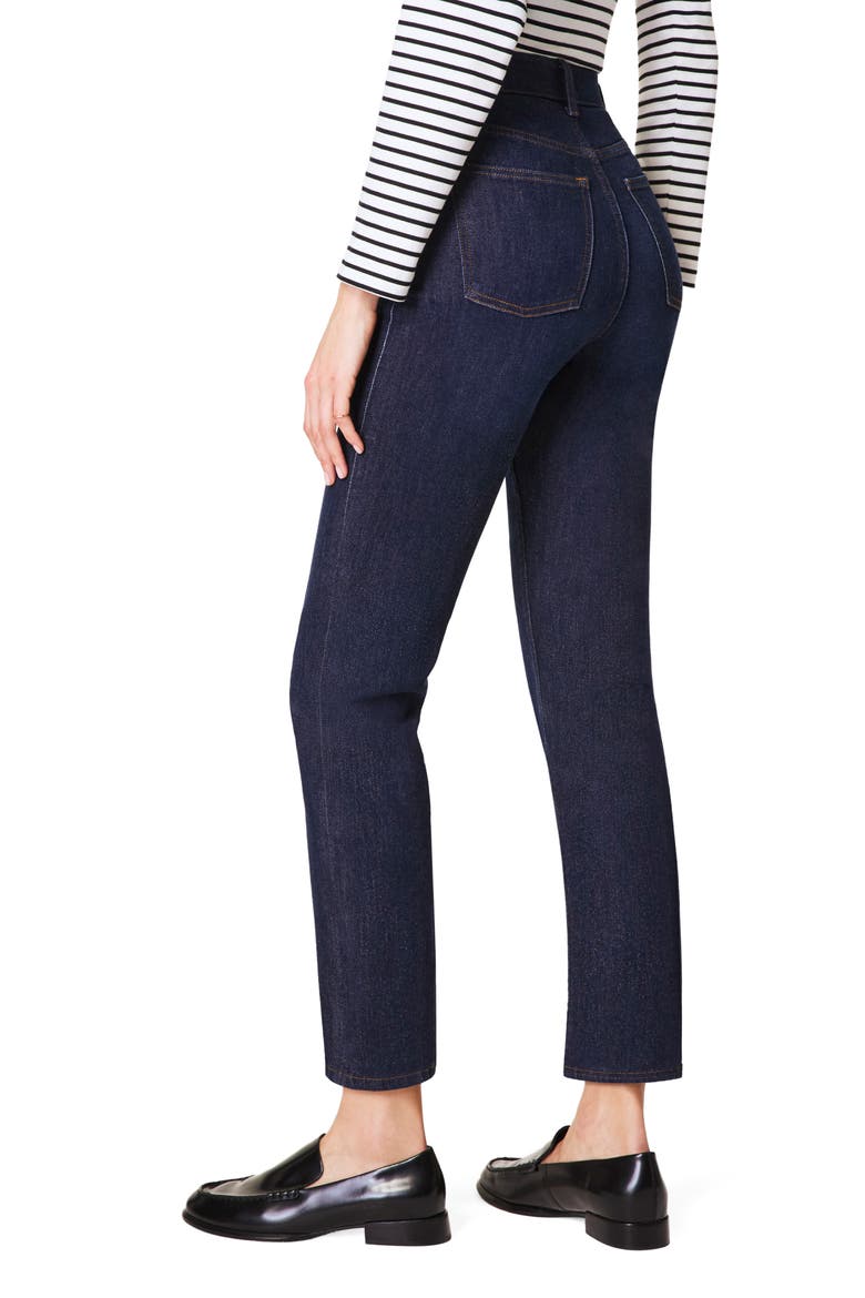 SPANXsculpt™ ReDefine Slim Straight Leg Jeans, Alternate, color, DARK INDIGO