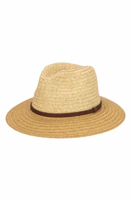 San Diego Hat Ultrabraid Two-Tone Raffia Fedora