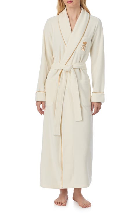 Monogram Fleece Robe