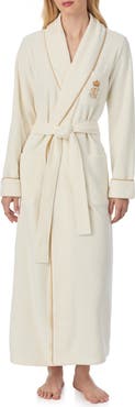 Lauren Ralph Lauren Monogram Fleece Robe