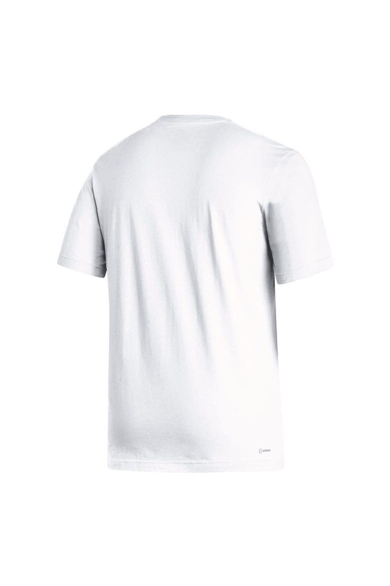 Men's adidas White Kansas Jayhawks Locker Lines Softball Fresh T-Shirt, Alternate, color, White