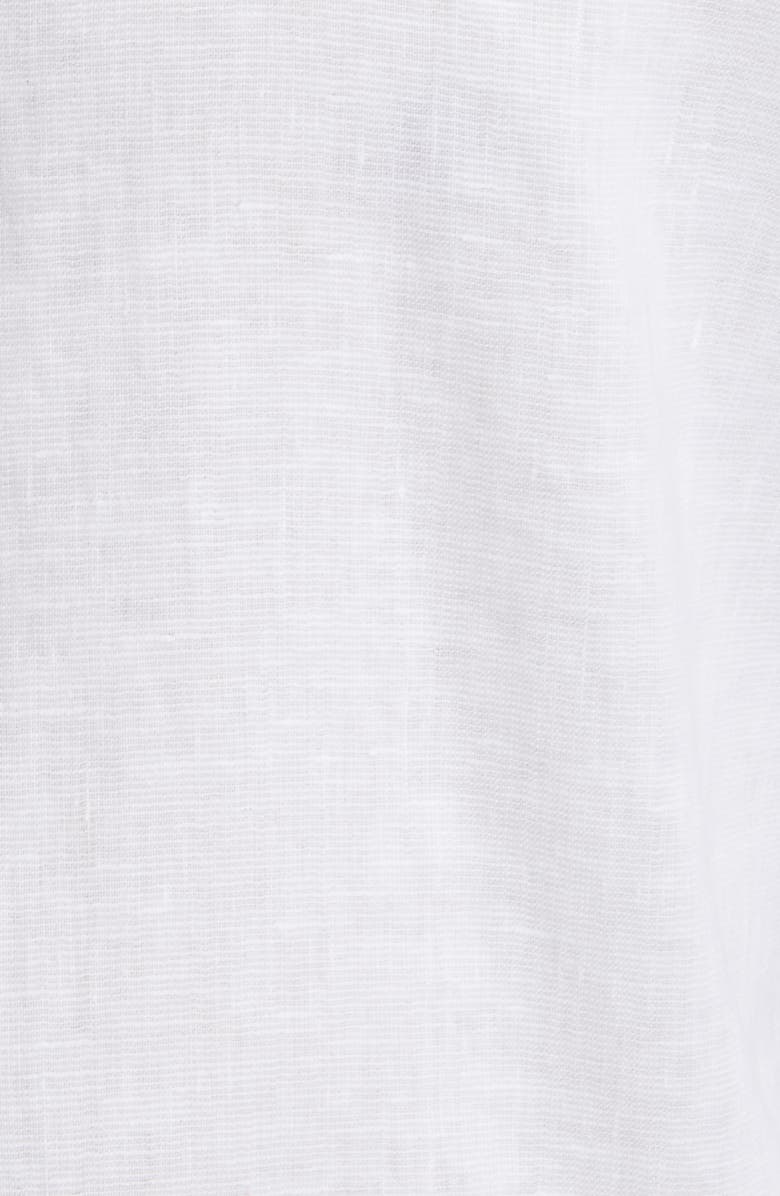 BOSS Roger Slim Fit Stretch Linen Blend Button-Up Shirt, Alternate, color, 