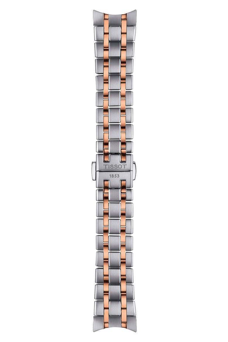Chemin des Tourelles Powermatic 80 Bracelet Watch, 34mm, Alternate, color, SILVER/ ROSE GOLD