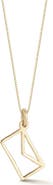 Ember Fine Jewelry 14K Gold Envelope Charm Pendant Necklace