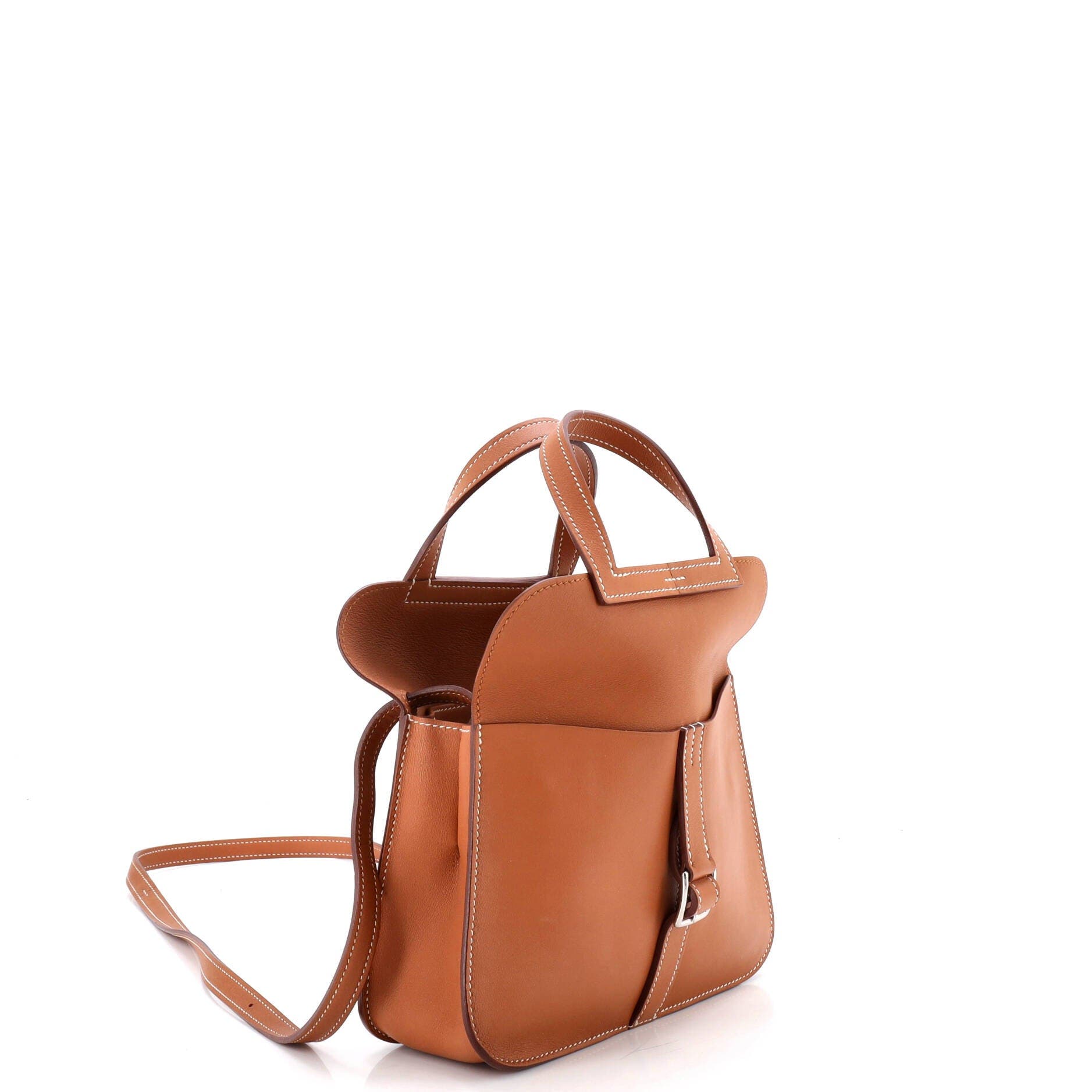 Pre-Owned Hermes Halzan Bag Swift 22, Alternate, color, Gold