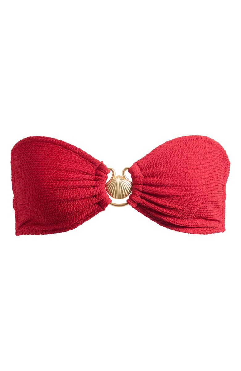 PacSun Shelley Scrunch Bandeau Swim Top, Alternate, color, 