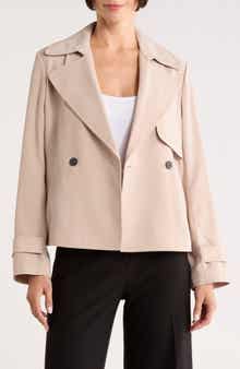Theory Cropped Trench Coat