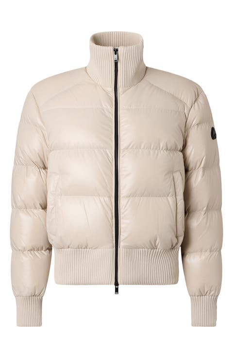 Queens 800-Fill Power Down Bomber Jacket