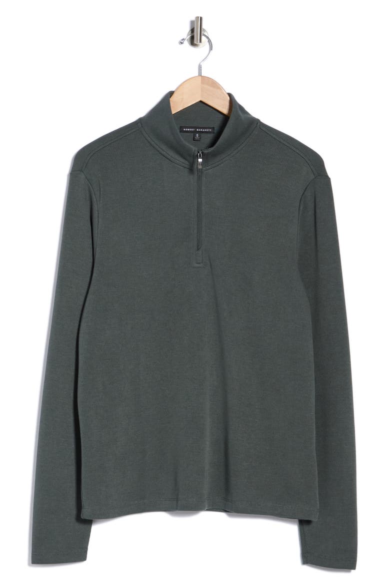 Keton Half Zip Pullover, Main, color, URBAN GREEN