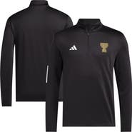 adidas Men's adidas Black Texas Tech Red Raiders Half-Zip Golf Jacket