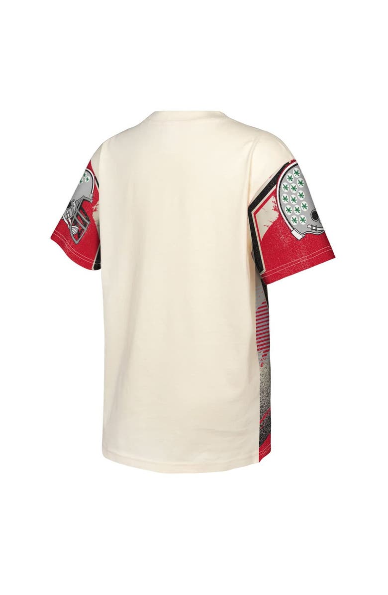 Outerstuff Youth Outerstuff  Cream Ohio State Buckeyes Make Noise T-Shirt, Alternate, color, Cream