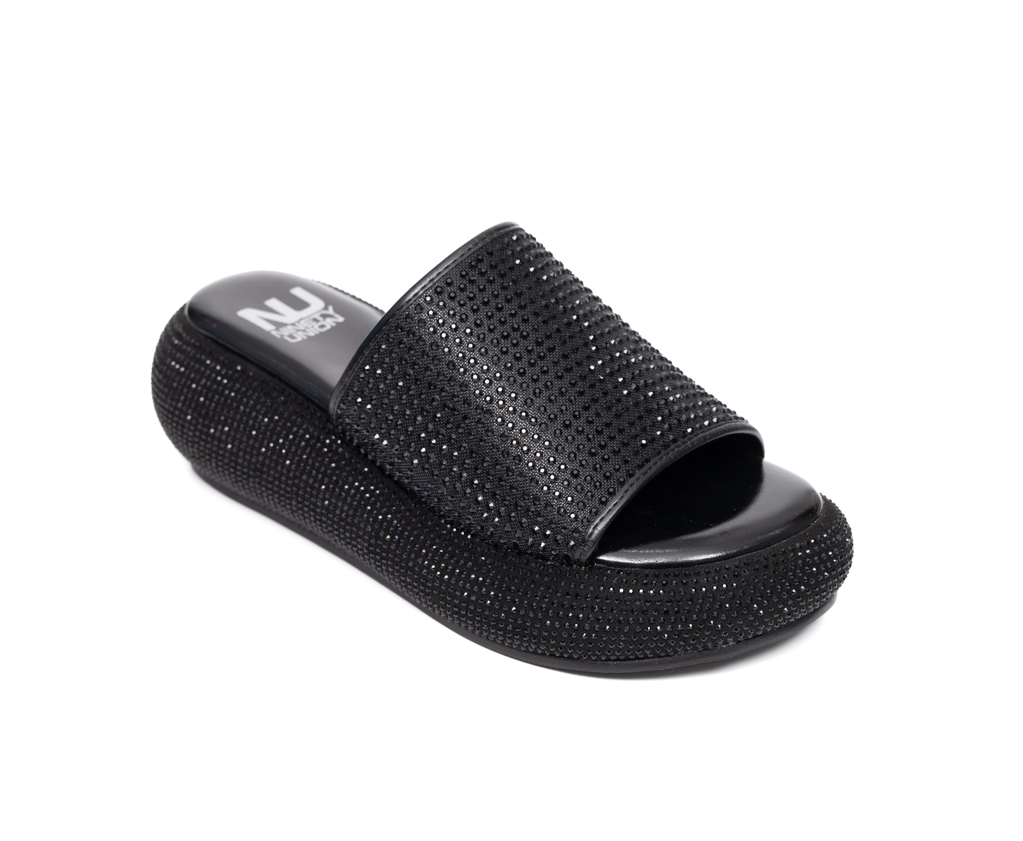 NINETY UNION Rhinestone Platform Slide, Main, color, 
