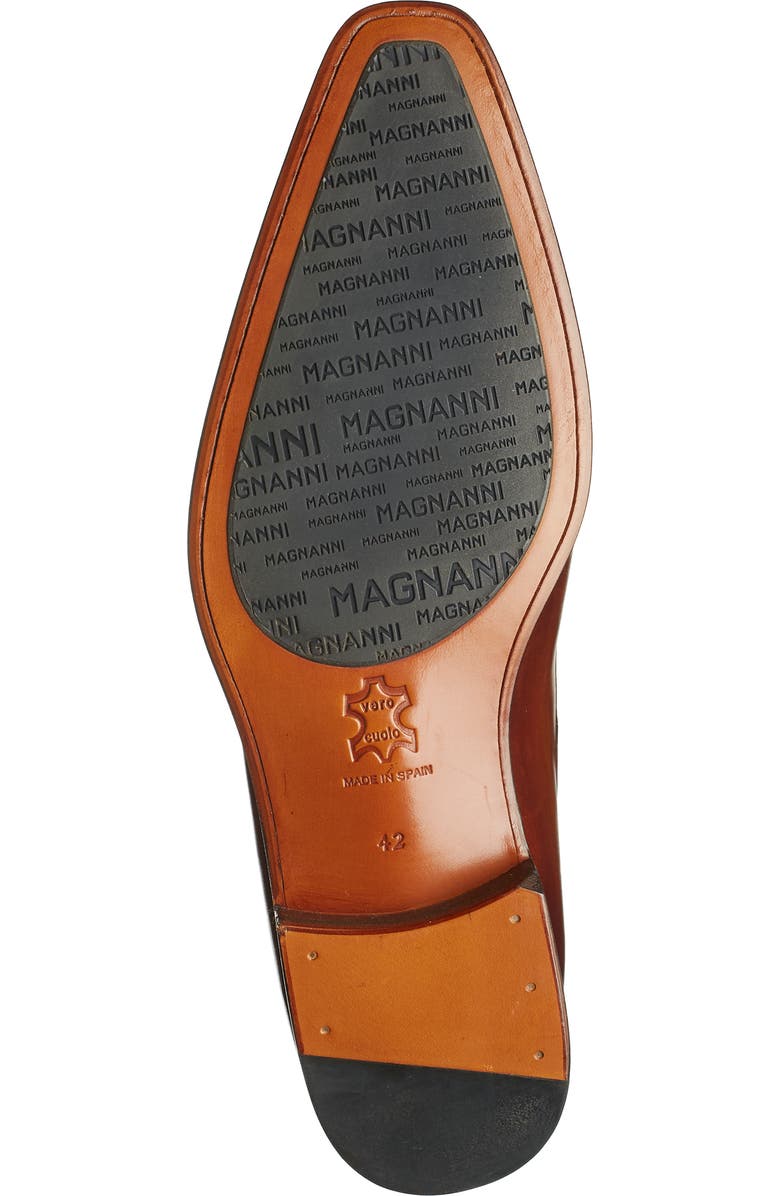 Magnanni Brogue Leather Derby, Alternate, color,