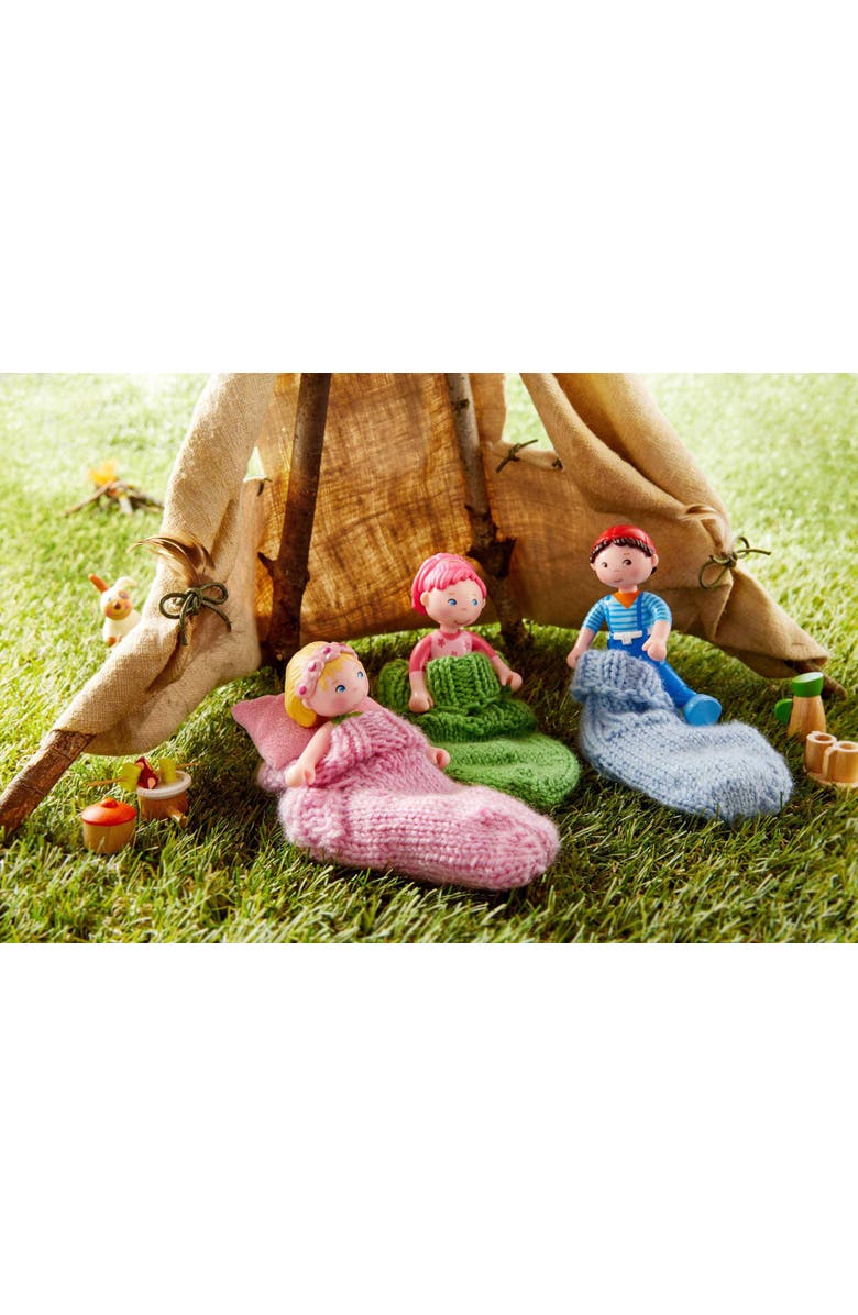 HABA Little Friends Matze - 3.75" Boy Dollhouse Toy Figure with Blue Overalls and Red Cap, Alternate, color, Multi