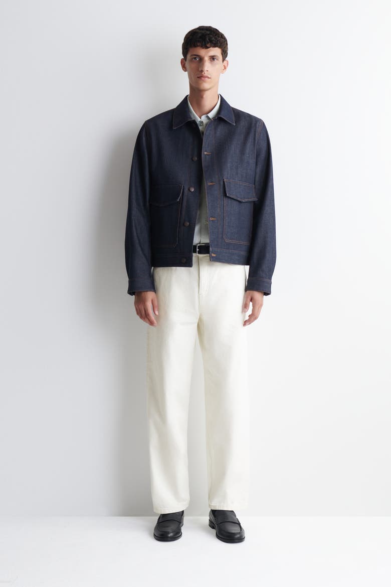 Raw Denim Jacket, Main, color, INDIGO
