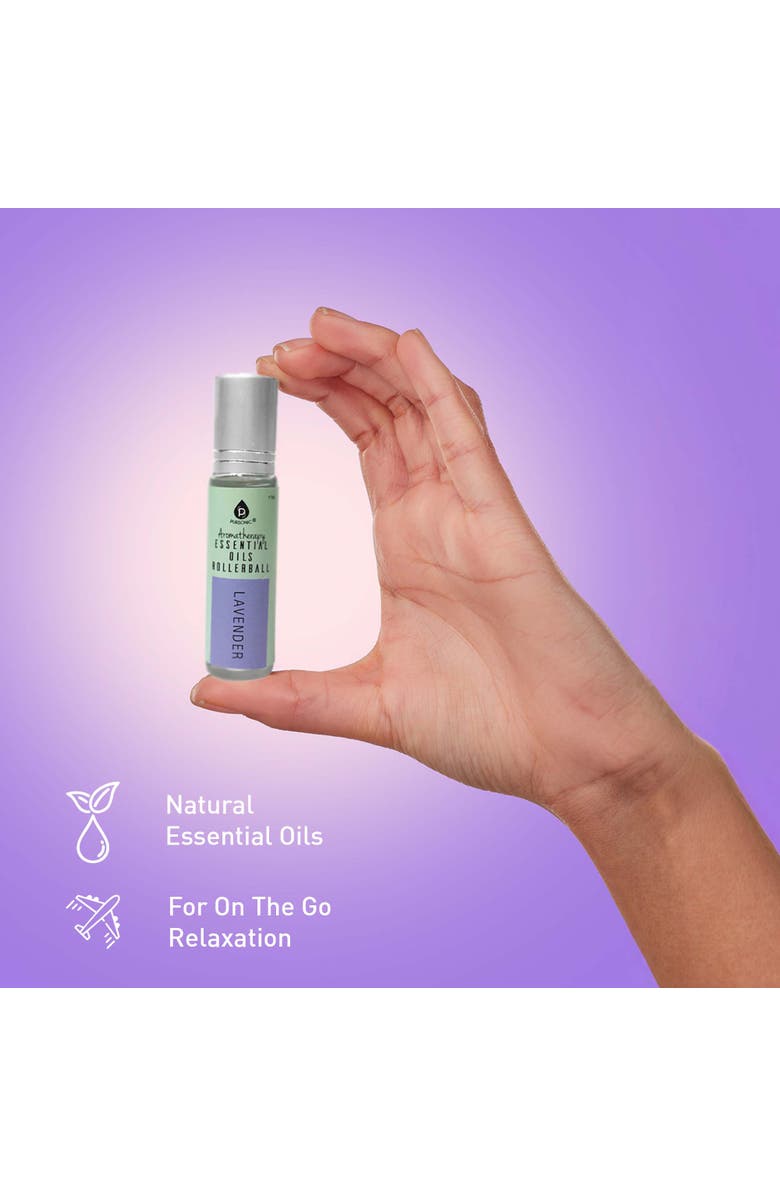 PURSONIC Lavender & Sea Salt Mist Spray + 5-Pack Essential Oil Rollerball Set for Daily Wellness & Aromatherapy, Alternate, color, Multicolor