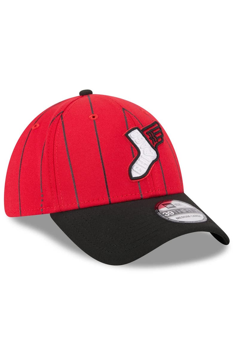 Men's New Era Red/Black Chicago White Sox 2025 City Connect 39THIRTY Flex Hat, Alternate, color, Red