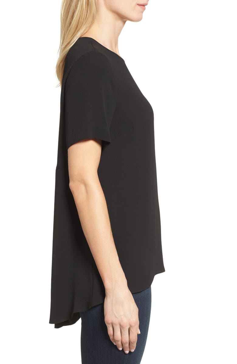 Vince Camuto Textured Georgette High/Low Blouse, Alternate, color, 