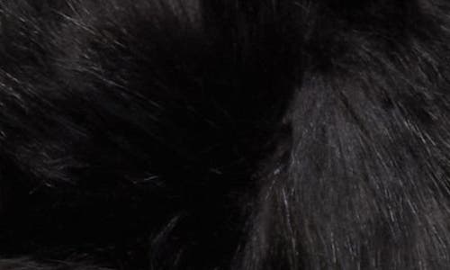 Simone Rocha Hare Faux Fur Scarf In Black