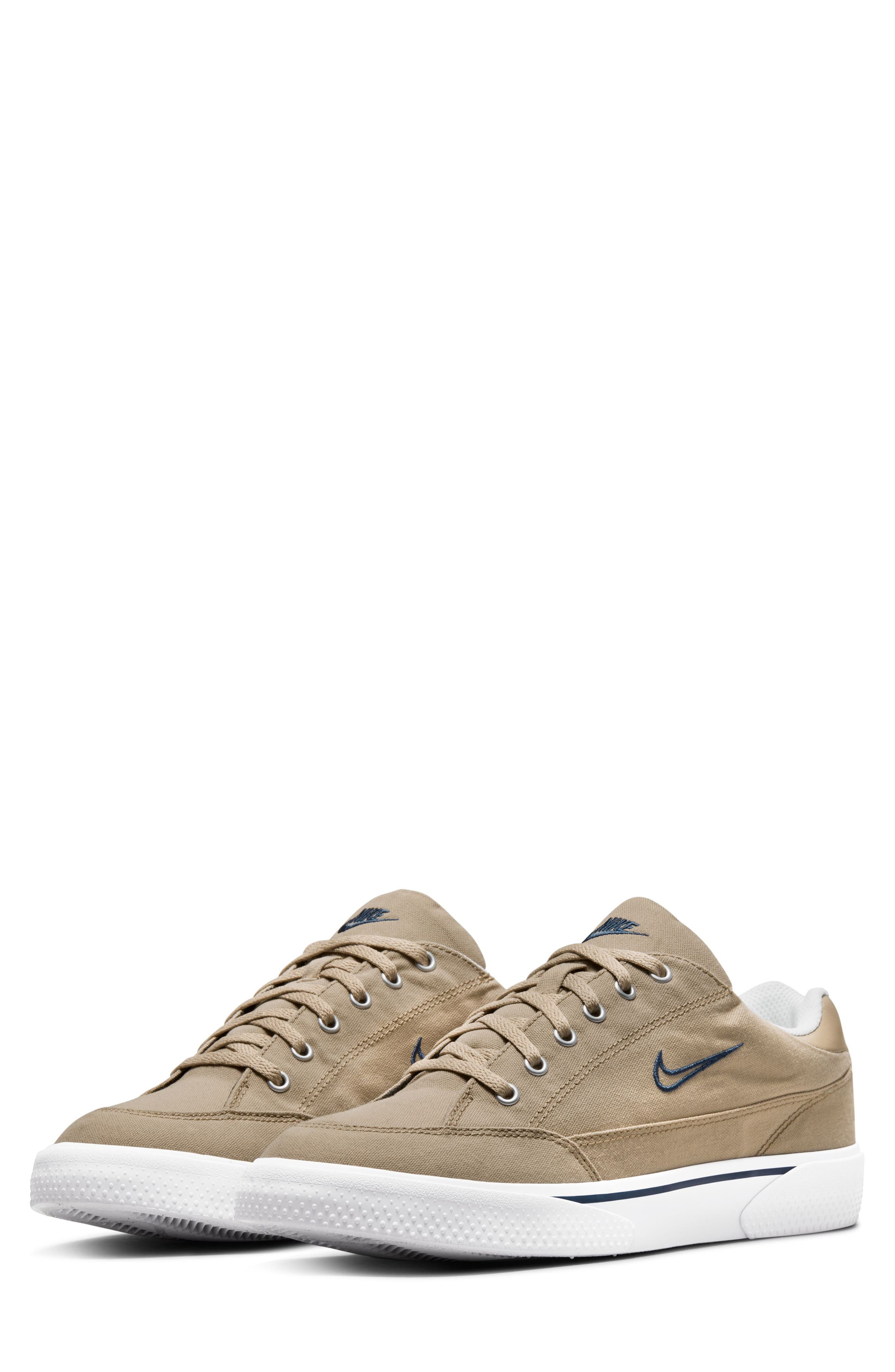 Retro GTS Sneaker, Main, color, KHAKI/ MIDNIGHT NAVY/ WHITE