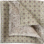 Elizabetta Pascal - Double Sided Silk Pocket Square for Men